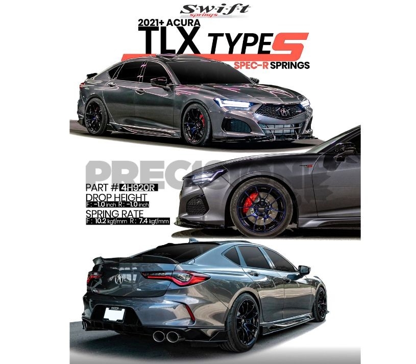 Swift Spec-R Lowering Springs / 2021+ Acura TLX Type S
