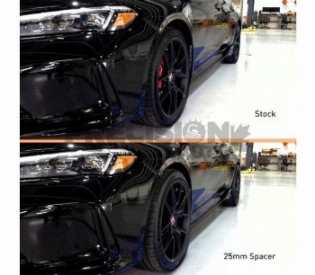 Mishimoto Wheel Spacer Kit / 5X120 M14 X1.5 25MM / FK8 FL5 DE5