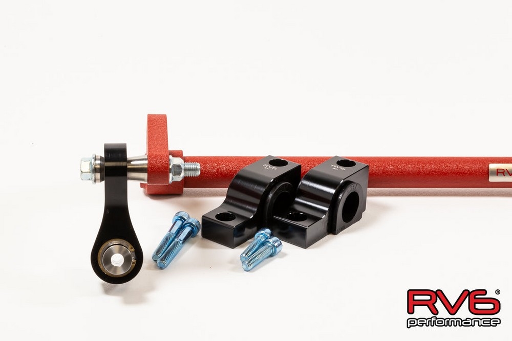 RV6 - Adjustable Chromoly Rear Sway Bar With Billet Endlinks FK8/FL5/DE5