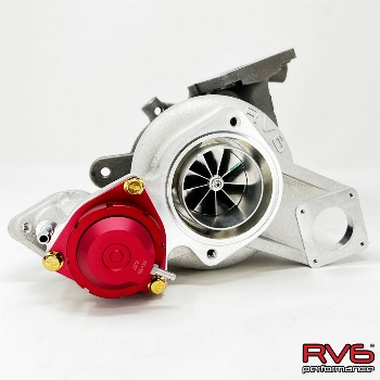 RV6 R660AS Antisurge / T51R RED Ball Bearing Turbo for ( FL5 / DE5 ) 2.0T With CF Inlet Pipe