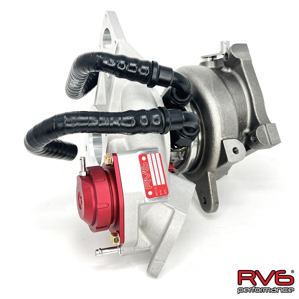 RV6 R660AS Antisurge / T51R RED Ball Bearing Turbo for ( FL5 / DE5 ) 2.0T With CF Inlet Pipe