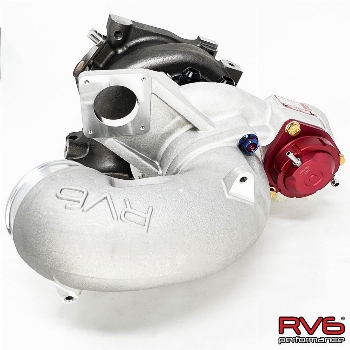 RV6 R660AS Antisurge / T51R RED Ball Bearing Turbo for ( FL5 / DE5 ) 2.0T With CF Inlet Pipe