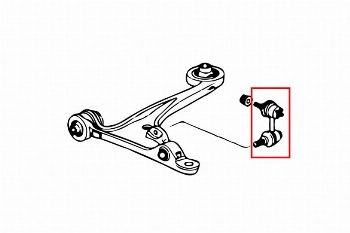 HARDRACE - Front Reinforced Stabilizer Link 2pcs/set ( S2000 )
