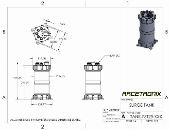 Racetronix Fuel Surge Tank with 255lph Pump