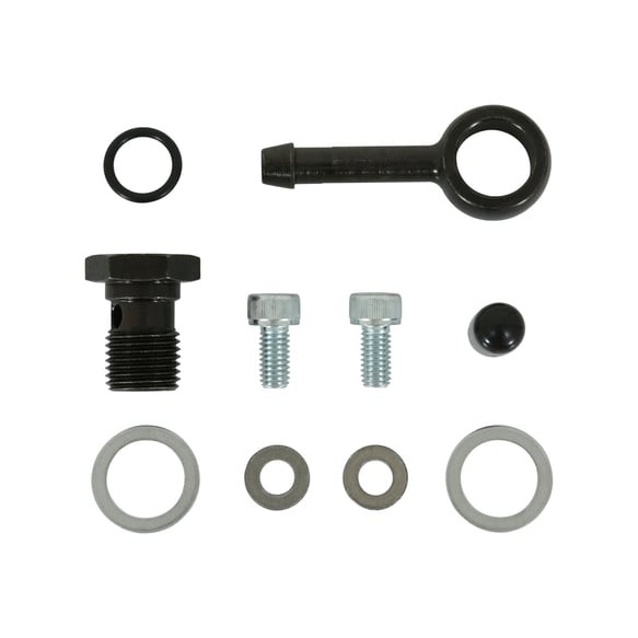 AEM Fuel Pressure Regulator Inline Flange with 90 Degree Return Line Fitting