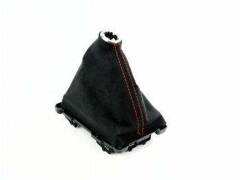 Civic Type R FL5 JDM Shifter Boot Black Alcantara With Red Stitches