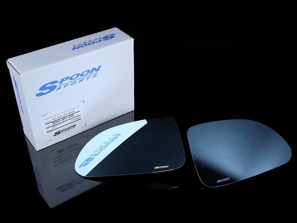 Spoon Blue Wide Door Mirror Set - Civic, Integra DC2/DB8,DC2R/DB8R,EK4/9