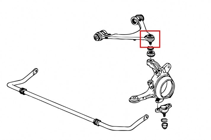HARDRACE OE Style Upper Ball Joint - 2 pcs/set (FITS FRONT AND REAR) Honda S2000 2000-2009