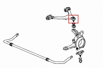 HARDRACE OE Style Upper Ball Joint - 2 pcs/set (FITS FRONT AND REAR) Honda S2000 2000-2009