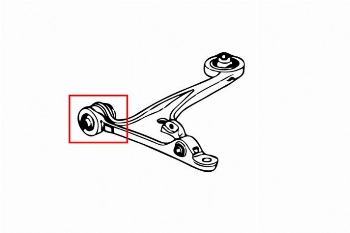 HARDRACE Pillow Ball Front Lower Arm Bushing - Front Body Side Honda S2000 2000-2009
