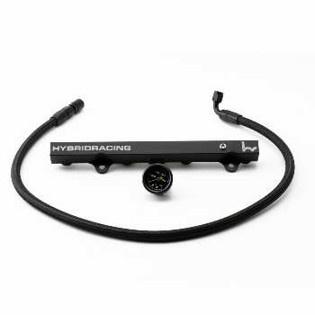 Hybrid Racing fuel rail kit black Civic EP3 CAD (si US), RSX (ALL) Civic Si 2006-11