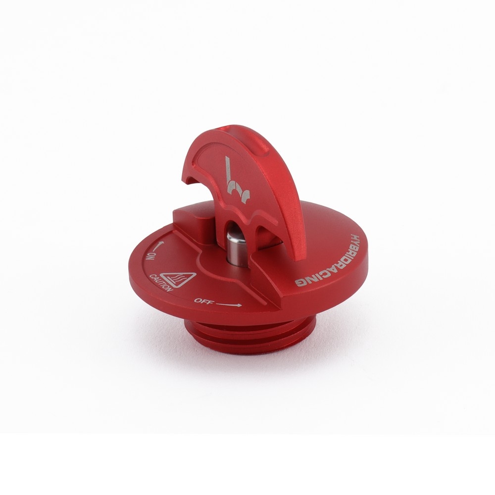 Hybrid Racing Oil Cap Slim Red