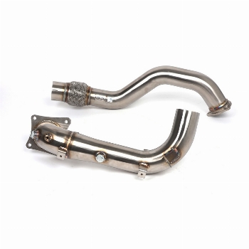 Skunk2 76mm Alpha Series Downpipe  With Catalytic Converter Civic Type R 2017-2021