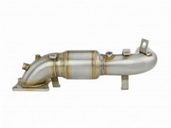 Skunk2 76mm Alpha Series Downpipe  With Catalytic Converter Civic Type R 2017-2021