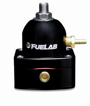 Fuelab  EFI Universal Fuel Pressure Regulator Black -6ORB In, -6ORB Out