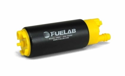 Fuelab 494 Series Fuel Pump 340lph Civic/CRX 1988-91, Integra 1990-93 (req 4'' hose) Offset