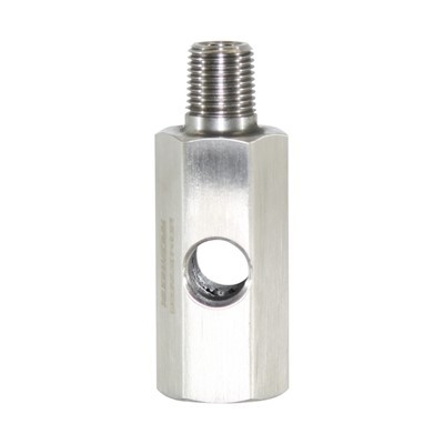 Racetronix - Oil Feed Adapter 1 x BSPM, 2 x NPTF, 1 x BSPF, SS