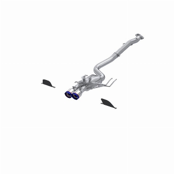 MBRP T304 SS 3in Cat-Back Dual Center Rear w/ Burnt End Tips / 23-26 Toyota Corolla GR